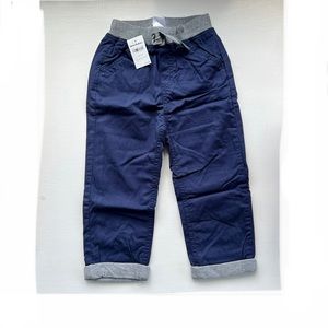 Hanna Andersson jersey lined woven pant, size3T/90, NWT, in shipping sleeve!